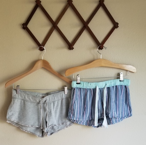 Hollister Other - Juniors Lounge Short Pajama Stripes Ruffles Bundle